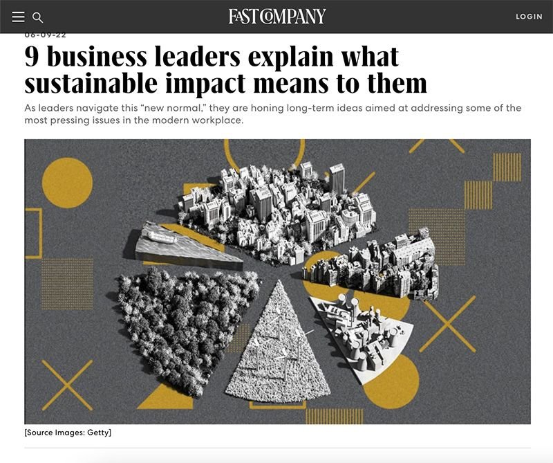 9 business leaders explain what sustainable impact means to them