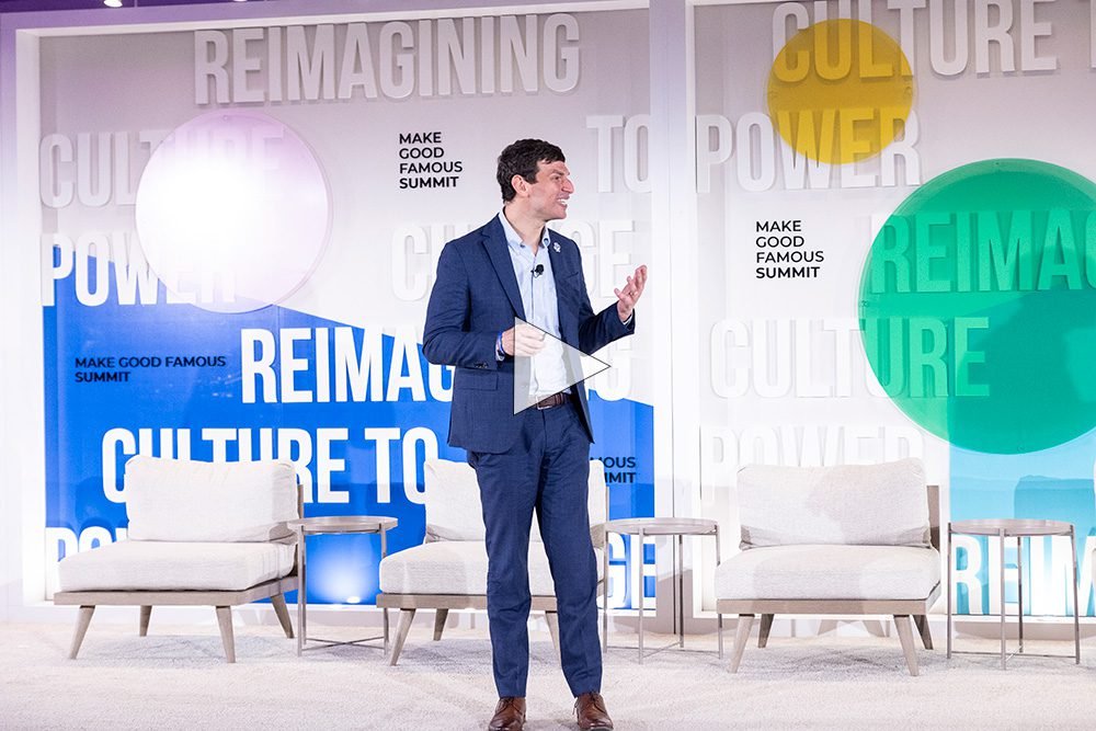 DR. DAVID FAJGENBAUM OF EVERY CURE SPEAK AT THE 2023 MAKE GOOD FAMOUS SUMMIT
